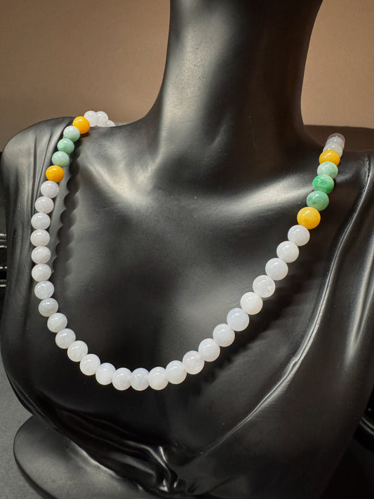 Rainbow bead necklace