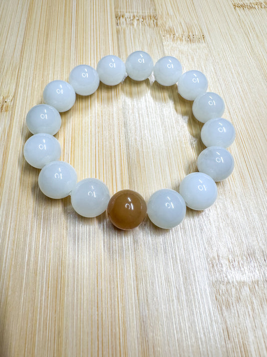 Natural Jade Beads Bracelet