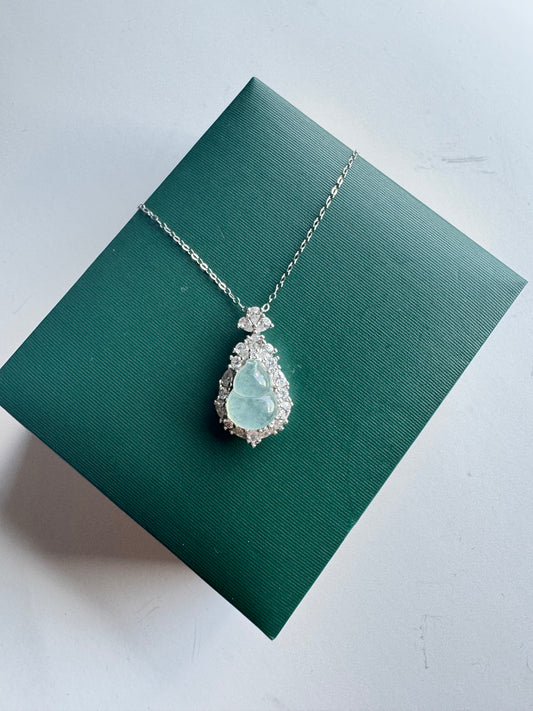 18k Hulu with Diamond Pendant