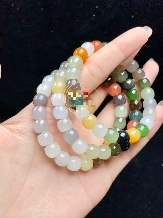 rainbow jadeite bracelet