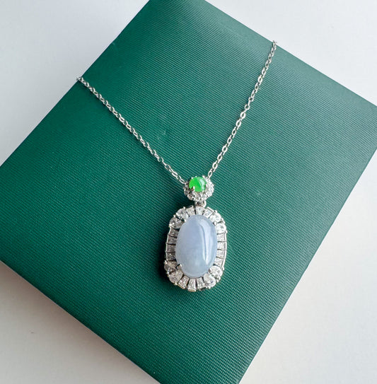 Luxury Lavender Jadeite Necklace