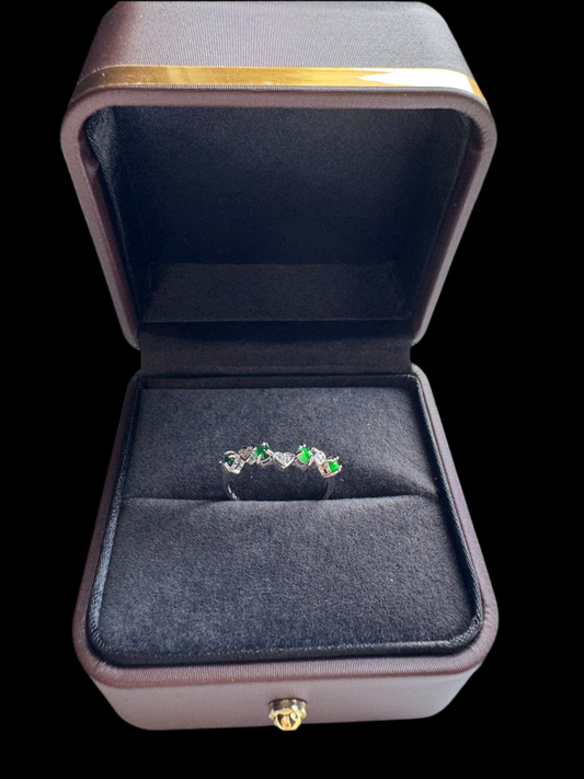 Adjustable Heart Rings