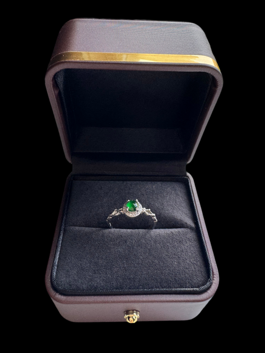 One Stone Jade Rings