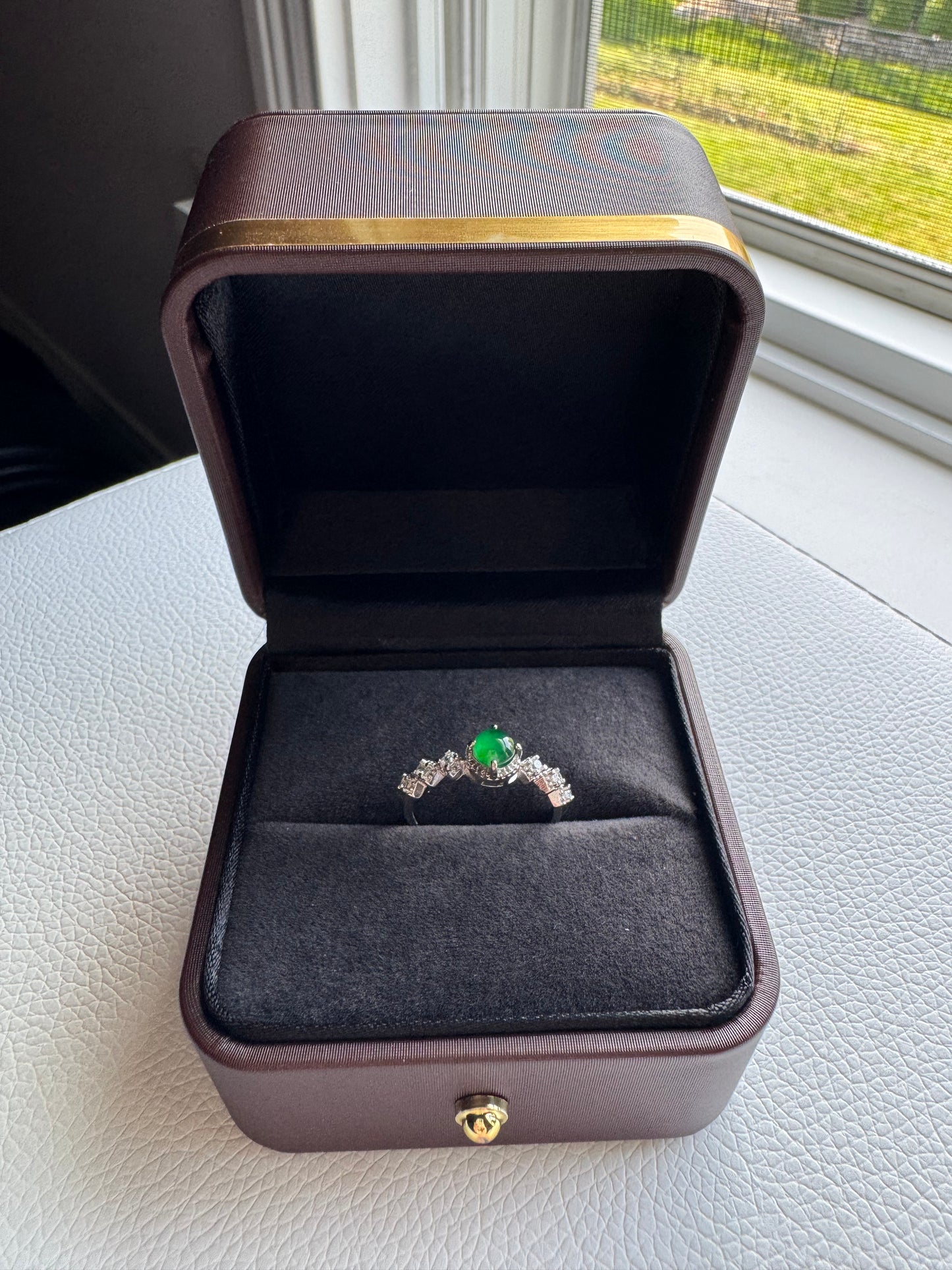 Jade Silver Rings