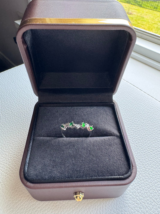 Adjustable Heart Rings