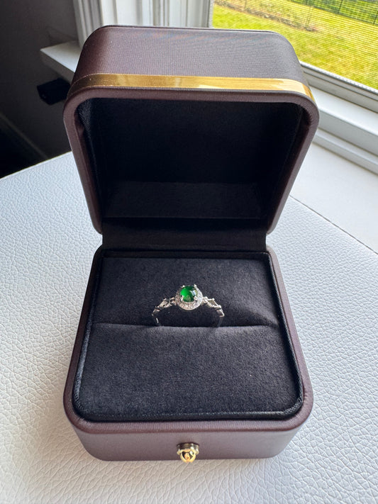 One Stone Jade Rings